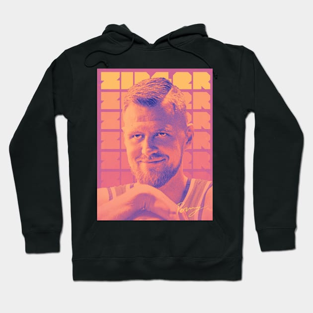 Kristaps Porzingis Hoodie by boothy